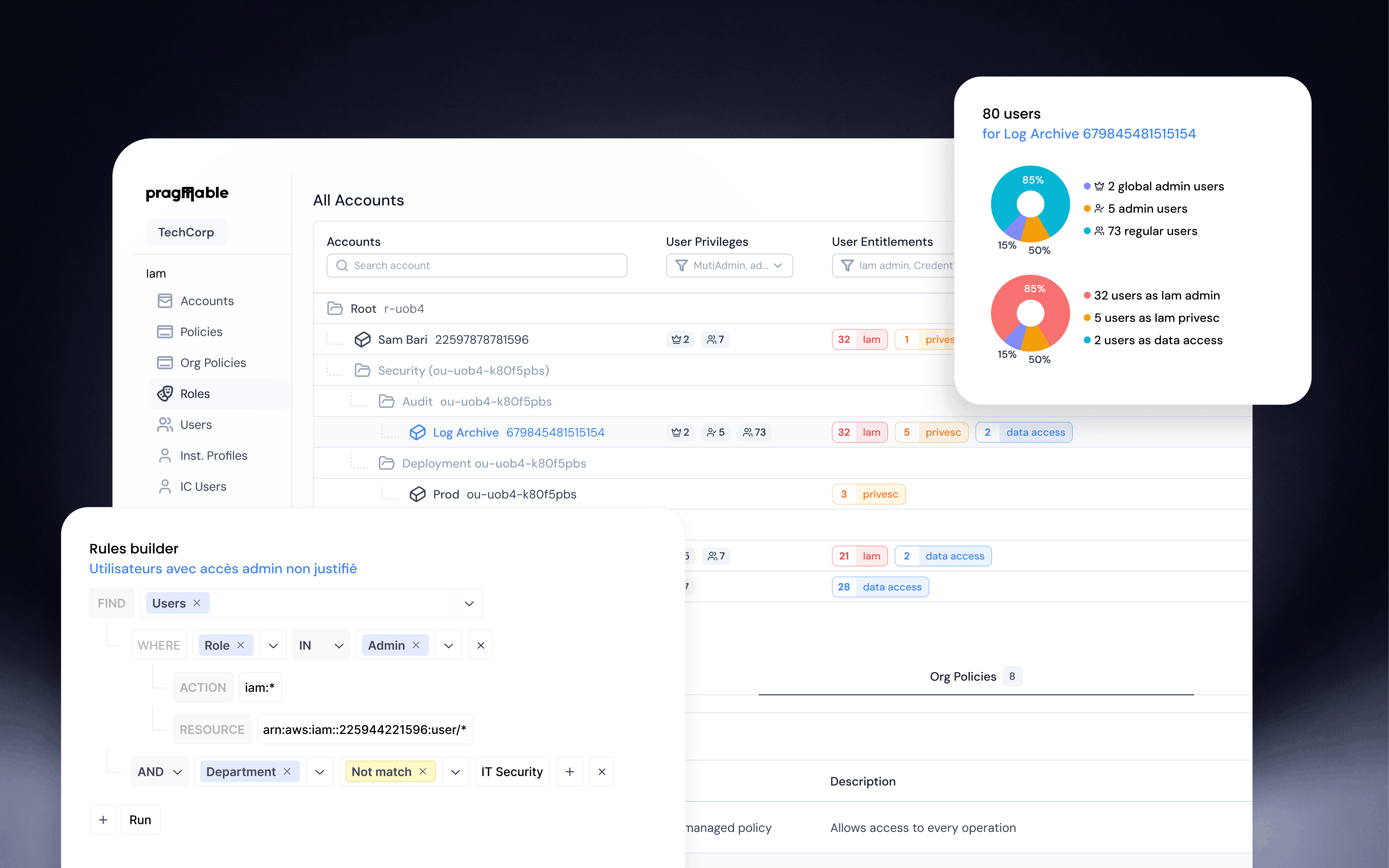 Design UI/UX du SaaS Pragmable - plateforme de cybersécurité